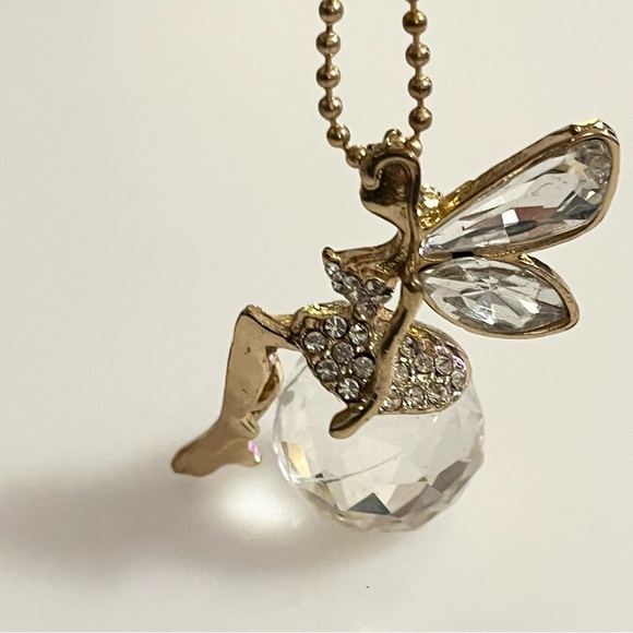 Beautiful Fairy Angle Wing Dancer Suncatcher Charm Pendant Necklace - Picture 2 of 16